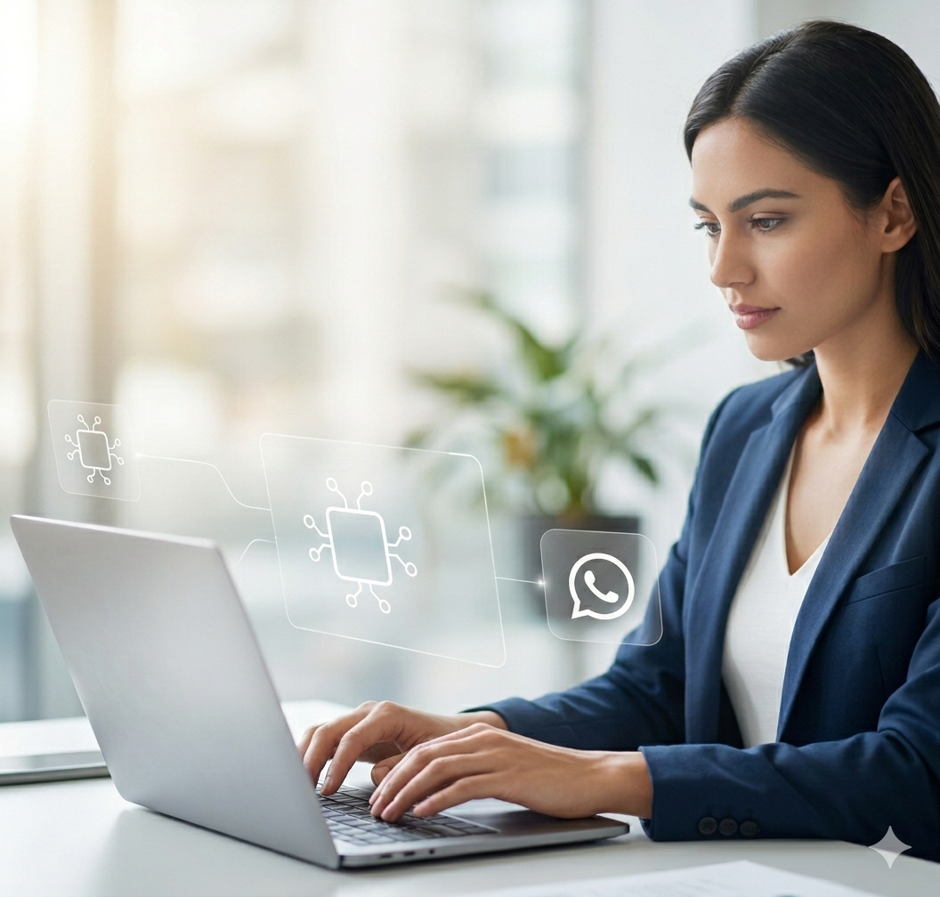 IA e automação conectadas a sistemas